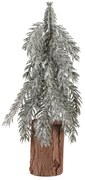 Dekoracja świąteczna Świerk na pniu, ośnieżony, 32 cm, 32 cm
