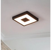 Eglo 900283 - LED lampa sufitowa IPHIAS LED/17W/230V IP44 czarna