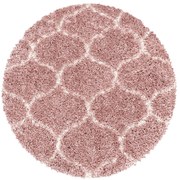 Różowy okrągły dywan ø 120 cm Salsa – Ayyildiz Carpets