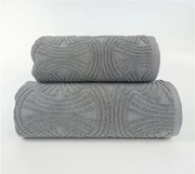 Ręcznik bawełniany Greno Emma 3 50x100 popielaty GRENO