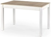 Stół rozkładany - dąb sonoma+biały L6-R53