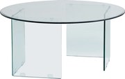 Stolik kawowy z hartowanego szkła - ADAMO