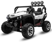 Baby Mix Elektryczny samochód dla dzieci Buggy Road 4 x 4, biały