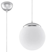 Szklana lampa wisząca kula 3X E822 L5-E82