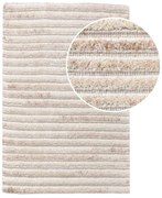 Kremowy wełniany dywan tkany ręcznie 60x90 cm Mango – House Nordic