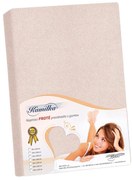 Bellatex prześcieradło frotte pudrowy różowy, 160x 200 cm, 160 x 200 cm