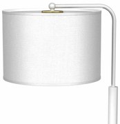 Lampa gabinetowa, biała, na stół, na biurko ALBION BIEL / BAWEŁNA 1xE27