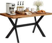 Loftowy stół z drewna sheesham– brązowy B4-F78