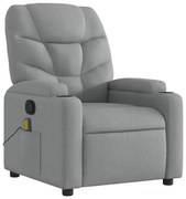Jasnoszary Fotel Z Masażem I Pilotem F3-R93