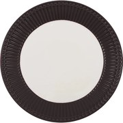 Biało-szary ceramiczny talerz Green Gate Alice, ø 23 cm
