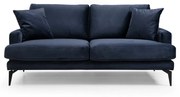 Ciemnoniebieska sofa 175 cm Papira – Balcab Home
