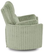 Fotel wypoczynkowy, obrotowy, elektrycznie rozkładany, bujany PEGAS miętowy