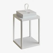 Bezprzewodowa Zewnętrzna Lampa Stołowa Led Z Aluminium Xolara Biała - Sklum