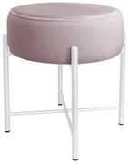 Taboret Pola noga metalowa biała MG55