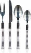 Banquet Zestaw sztućców ze stali nierdzewnej z plastikową rączką LINES, 24 szt.