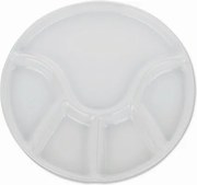 Kela Talerz do fondue ANNELI 23 cm, biały