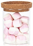 4Home Szklany pojemnik do żywności z pokrywką Cork, 650 ml, 650 ml