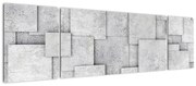 Obraz - Abstrakcja płytek betonowych (170x50 cm)