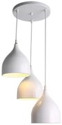 Lampa sufitowa loftowa metalowa wisząca AT17-3SZ-White