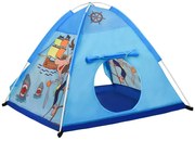 Niebieski namiot dziecięcy z pirackim wzorem S7-F09