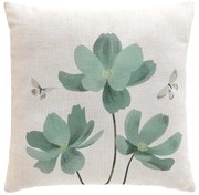 Poduszka dekoracyjna z mieszanki lnu 45x45 cm Palmiflore – douceur d'intérieur