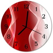 Zegar szklany okrągły Abstrakcja