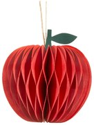 Papierowa ozdoba świąteczna wykonana ręcznie ø 8 cm Honeycomb Apple – Sass &amp; Belle
