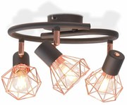 Okrągła lampa sufitowa LED w stylu industrialnym - EX34 N2-C07