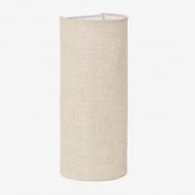 Kinkiet Lniany Kiraz ↔︎ 15 X ↑35 Cm & Pościel Kremowa - Sklum