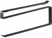 Czarny wiszący uchwyt na ścierki kuchenne Yamazaki Tower