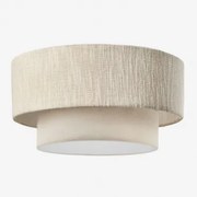 Lampa Sufitowa Ø40 Cm Lumira Gardenia Biel - Nature - Sklum
