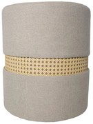 Pufa Kali, plecionka wiedeńska, Ø 35 cm