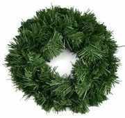 Sztuczny wieniec zielony, 20 cm