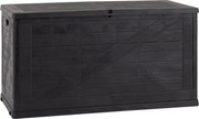 WOOD plastikowa skrzynia ogrodowa 420 L, grafitowa