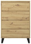 Komoda BOGAN 4S70, dąb Artisan