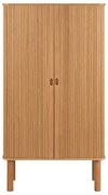 Szafka w dekorze dębu z drzwiami przesuwnymi 80x145 cm Langley – Actona