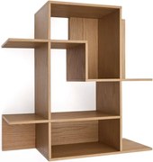 Modułowy system półek w dekorze dębu w naturalnym kolorze 80x80x25 cm Ina – Kave Home