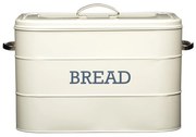 Kremowy metalowy pojemnik na chleb Kitchen Craft Nostalgia