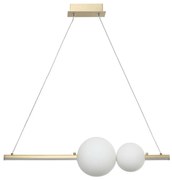 Zambelis 22108 - LED ściemnialny żyrandol na linkach LED/11W/230V złoty