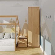 Szafa Malwa SD-50 | Dąb Artisan  | 50x50x180 cm |Szafa z Systemem TIP-ON