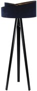 Lampa stojąca GEMSTONE granatowa/złota/czarna BPS KONCEPT