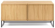 Szafka pod TV w dekorze dębu w naturalnym kolorze 112x51x42 cm Taiana – Kave Home