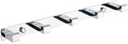 Mexen haczyk na ręcznik z pięcioma uchwytami, chrom - 709265-00