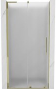 Mexen Velar L drzwi prysznicowe rozsuwane 90 cm, szron, złote - 871-090-003-31-50