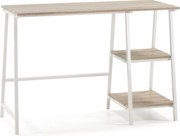 Biurko Colummn Bureau Lisboa Blanc, Stół na komputer, Styl przemysłowy, 105 cm Długość