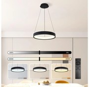 Brilagi - ściemnialna lampa wisząca LED na przewodzie FALCON MODERN LED/30W/230V 40 cm czarna + pilot