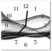 Zegar szklany kwadratowy Abstrakcja