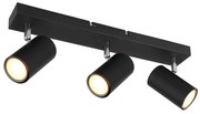 Globo 57911-3B - Lampa punktowa ROBBY 3xGU10/35W/230V czarna