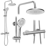 Zestaw natryskowy Rea Foss Clif Nikiel Szczotkowany