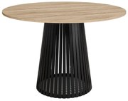 Okrągły stół VIGO blat dąb sonoma, kolor podstawy do wyboru